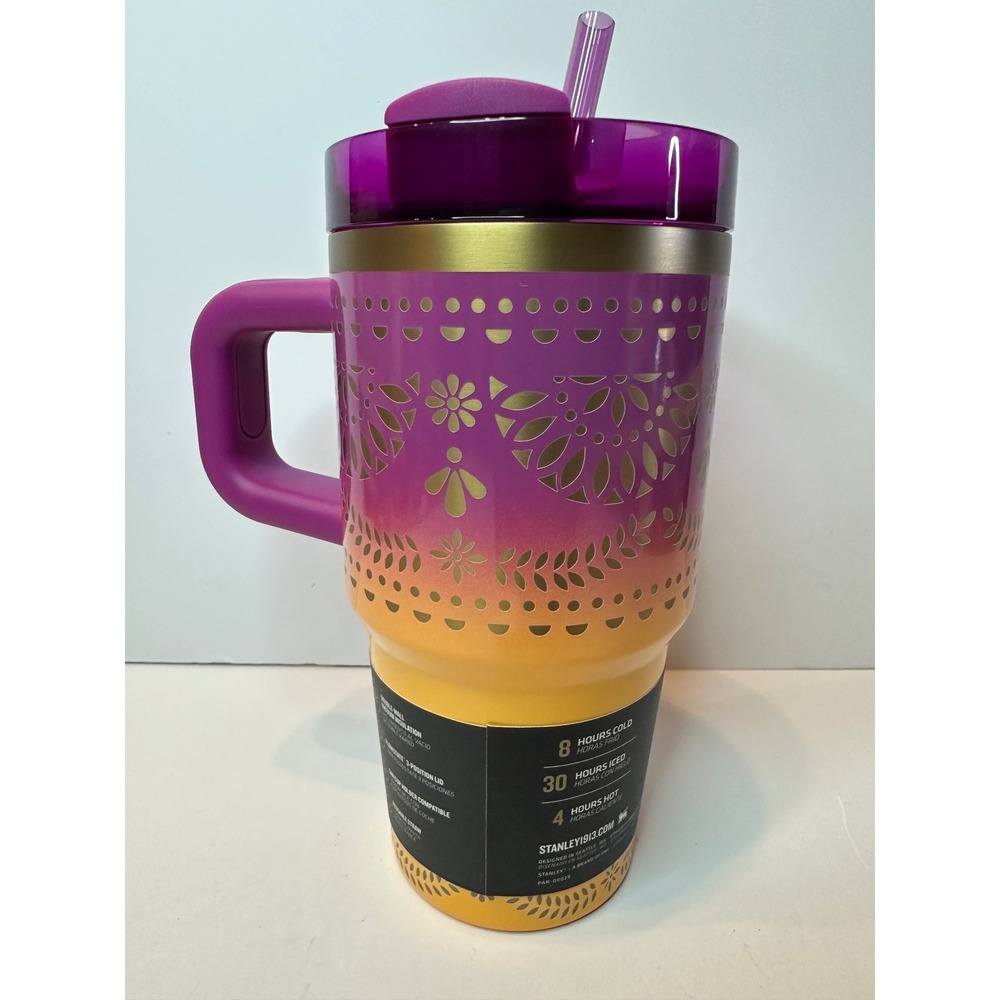Stanley The Flowstate Quencher H2.0 Tumbler 20 Oz Sunset Cruise Tumbler w/ Straw - Picture 4 of 9